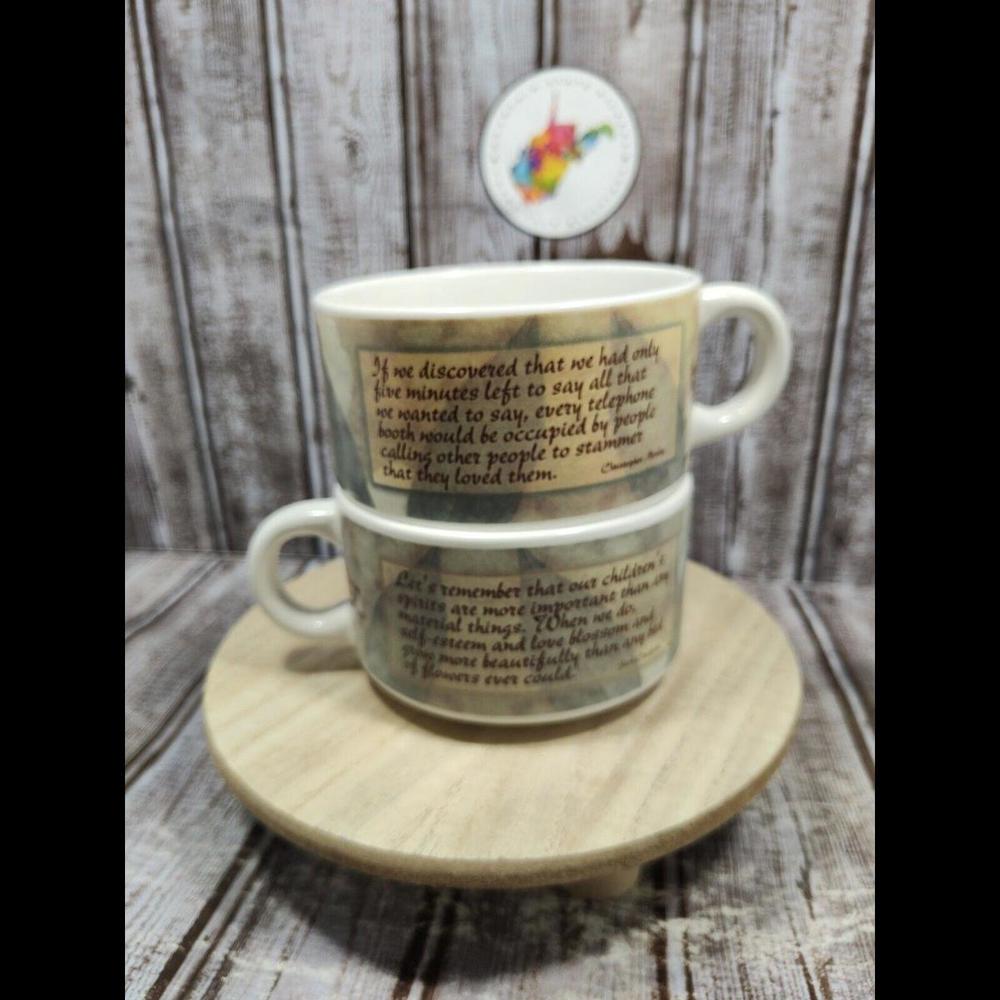 Set of 2 Chicken Soup for the Soul Mug/Cup Inspirational Mug, by Giftco, Inc
